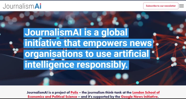 JournalismAI Discovery Course AI in Journalism