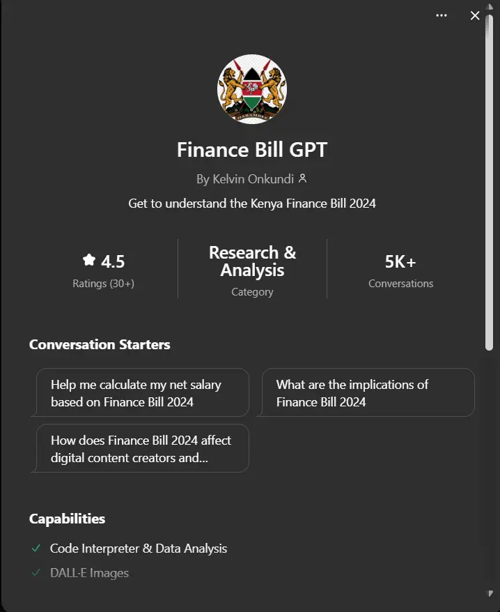Kenyan Youths Use AI to Inspire Protests Against Finance Bill GPT