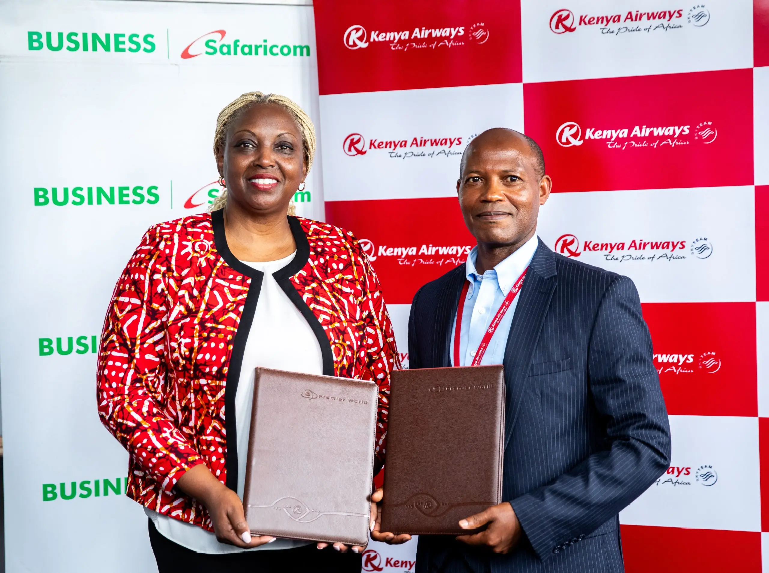 KQ partners with Safaricom to innovate in aviation technologies